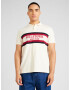 TOMMY HILFIGER Tricou crem / roșu / negru - Pled.ro