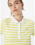 TOMMY HILFIGER Tricou galben / alb - Pled.ro