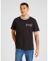 TOMMY HILFIGER Tricou 'Laurel' negru / alb murdar - Pled.ro