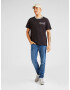 TOMMY HILFIGER Tricou 'Laurel' negru / alb murdar - Pled.ro