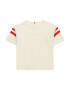 TOMMY HILFIGER Tricou 'Monotype Varsity' bej / roșu - Pled.ro