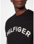 TOMMY HILFIGER Tricou negru / alb - Pled.ro