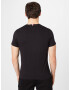 TOMMY HILFIGER Tricou negru / alb - Pled.ro