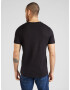 TOMMY HILFIGER Tricou negru / alb - Pled.ro