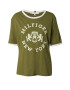 TOMMY HILFIGER Tricou oliv / alb - Pled.ro