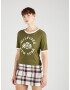 TOMMY HILFIGER Tricou oliv / alb - Pled.ro