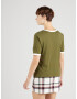 TOMMY HILFIGER Tricou oliv / alb - Pled.ro