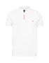 TOMMY HILFIGER Tricou 'Placket MAO' bleumarin / roșu / alb - Pled.ro