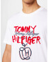 TOMMY HILFIGER Tricou 'POP' bleumarin / roșu / alb - Pled.ro