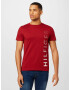 TOMMY HILFIGER Tricou purpuriu / alb - Pled.ro