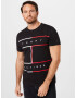 TOMMY HILFIGER Tricou roșu / negru / alb - Pled.ro