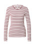 TOMMY HILFIGER Tricou roșu vin / alb - Pled.ro