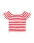 TOMMY HILFIGER Tricou roz pitaya / alb - Pled.ro