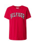 TOMMY HILFIGER Tricou 'VARISTY' bleumarin / rubiniu / alb - Pled.ro