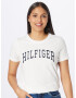 TOMMY HILFIGER Tricou 'VARISTY' crem / negru - Pled.ro