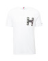 TOMMY HILFIGER Tricou 'VARSITY' negru / alb - Pled.ro