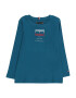 TOMMY HILFIGER Tricou verde petrol / roși aprins / alb - Pled.ro