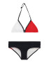 Tommy Hilfiger Underwear Costum de baie două piese albastru noapte / roșu / alb - Pled.ro