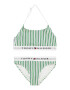 Tommy Hilfiger Underwear Costum de baie două piese verde neon / negru / alb - Pled.ro