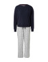 Tommy Hilfiger Underwear Pijama 'Original' ecru / bleumarin - Pled.ro