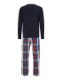 Tommy Hilfiger Underwear Pijama lungă albastru închis - Pled.ro