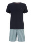 Tommy Hilfiger Underwear Pijama scurtă bleumarin / albastru amestec / verde închis - Pled.ro