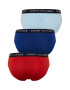 Tommy Hilfiger Underwear Slip bleumarin / albastru deschis / roșu ruginiu / negru - Pled.ro