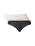 TOMMY HILFIGER Tanga crem / roz pastel / negru / alb - Pled.ro