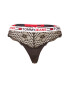 Tommy Hilfiger Underwear Tanga roșu / negru / alb - Pled.ro