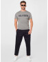 Tommy Hilfiger Underwear Tricou bleumarin / gri amestecat - Pled.ro