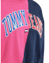 Tommy Jeans Bluză de molton albastru / bleumarin / roz / alb - Pled.ro