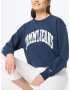 Tommy Jeans Bluză de molton 'College' albastru marin / alb - Pled.ro