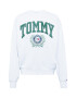 Tommy Jeans Bluză de molton albastru noapte / gri amestecat / verde pin / roșu / alb - Pled.ro