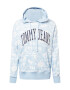 Tommy Jeans Bluză de molton bleumarin / albastru deschis / alb - Pled.ro