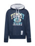 Tommy Jeans Bluză de molton bleumarin / albastru deschis / galben / alb - Pled.ro