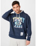 Tommy Jeans Bluză de molton bleumarin / albastru deschis / galben / alb - Pled.ro