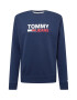 Tommy Jeans Bluză de molton bleumarin / roșu / alb - Pled.ro