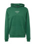 Tommy Jeans Bluză de molton 'ESNTL' verde / alb - Pled.ro