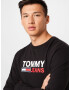 Tommy Jeans Bluză de molton roșu / negru / alb - Pled.ro