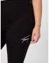 Tommy Jeans Curve Leggings negru / alb - Pled.ro