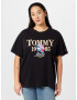 Tommy Jeans Curve Tricou albastru deschis / roșu / negru / alb - Pled.ro