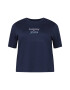 Tommy Jeans Curve Tricou bleumarin / albastru deschis / alb - Pled.ro