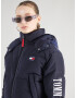 Tommy Jeans Geacă de iarnă 'ALASKA' bleumarin / roșu / alb - Pled.ro