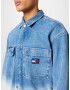 Tommy Jeans Geacă de primăvară-toamnă bleumarin / albastru denim / roșu / alb - Pled.ro