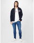 Tommy Jeans Hanorac albastru marin / albastru regal / roșu / alb - Pled.ro