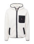 Tommy Jeans Jachetă fleece negru / alb - Pled.ro