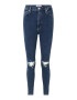 Tommy Jeans Jeans 'MELANY' bleumarin / albastru denim / roșu / alb - Pled.ro