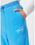 Tommy Jeans Pantaloni albastru aqua / alb - Pled.ro