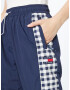 Tommy Jeans Pantaloni 'Gingham' bleumarin / roșu / alb - Pled.ro