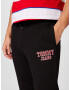 Tommy Jeans Pantaloni negru / alb murdar - Pled.ro